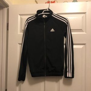 Adidas Black Track Jacket xs :)